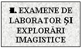 Text Box: H. EXAMENE DE LABORATOR SI EXPLORARI IMAGISTICE

