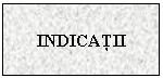 Text Box: INDICATII
